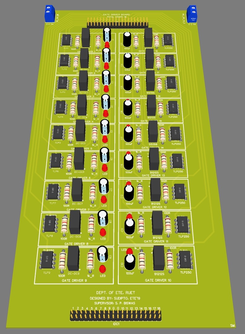 3D View of My DIY PCB